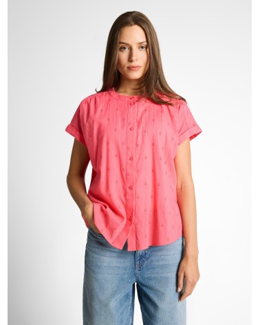 BLUSA PLUMETI DE MANGA CORTA TOM TAILOR