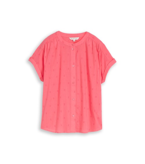 BLUSA PLUMETI DE MANGA CORTA TOM TAILOR