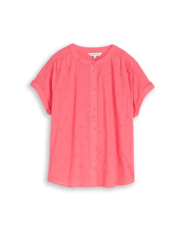 BLUSA PLUMETI DE MANGA CORTA TOM TAILOR