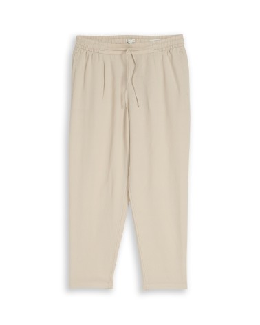 PANTALÓN DE LINO JOGER CON PINZA TOM TAILOR