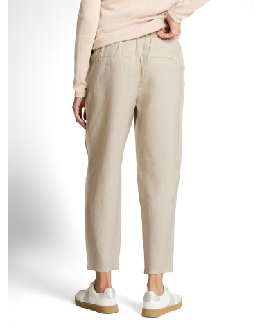 PANTALÓN DE LINO JOGER CON PINZA TOM TAILOR