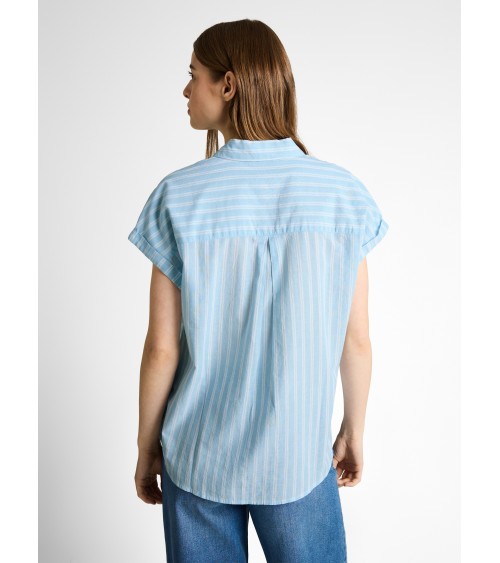 CAMISA DE RAYAS MANGA CORTA TOM TAILOR