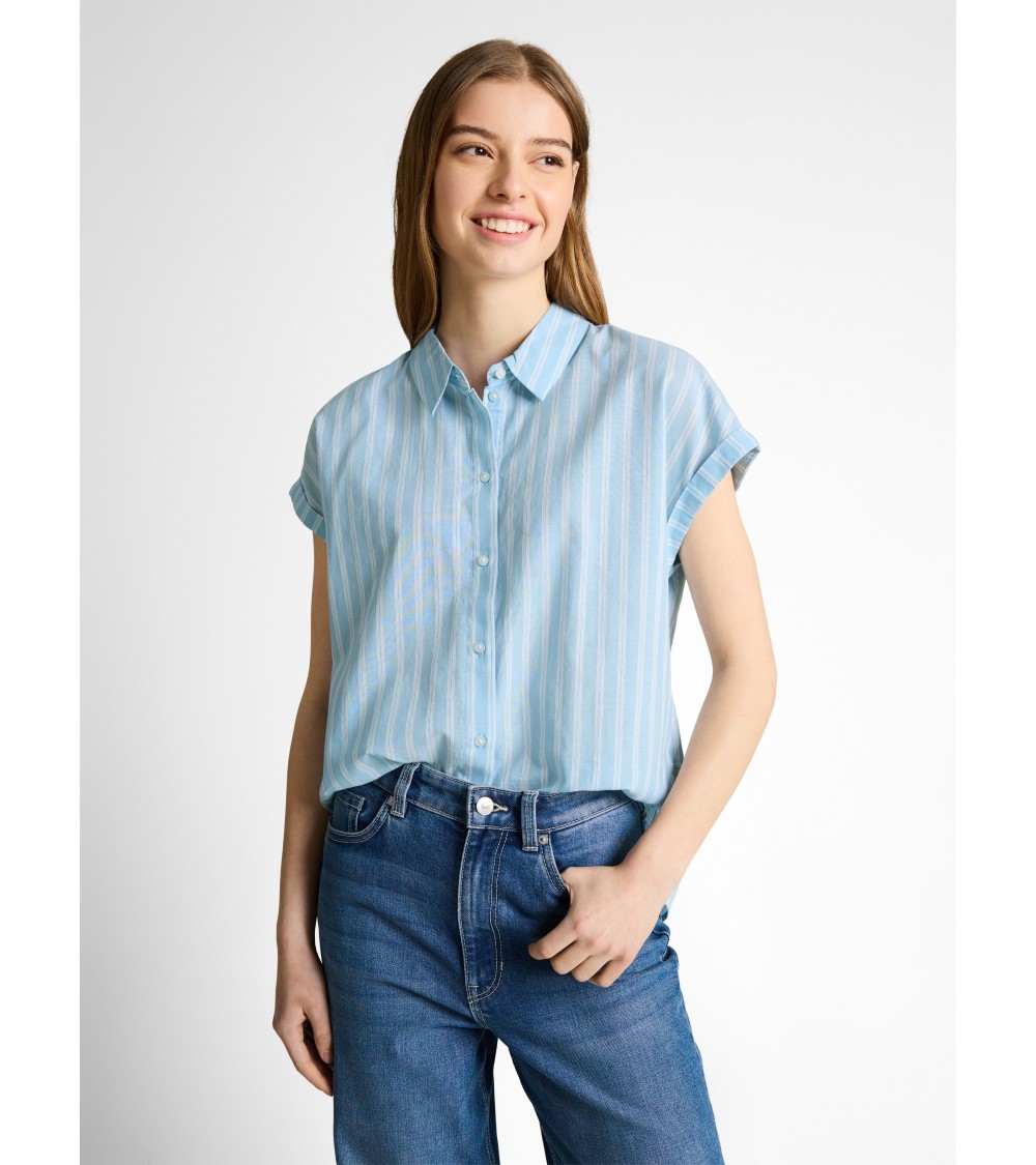 CAMISA DE RAYAS MANGA CORTA TOM TAILOR