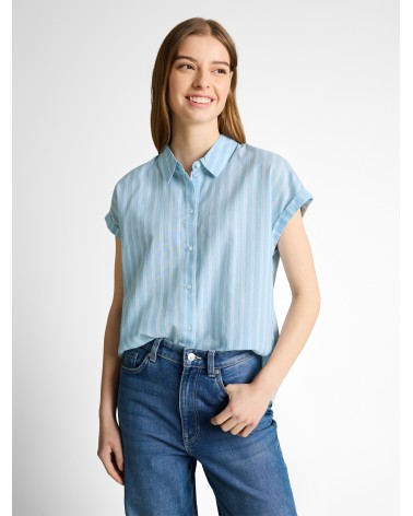 CAMISA DE RAYAS MANGA CORTA TOM TAILOR