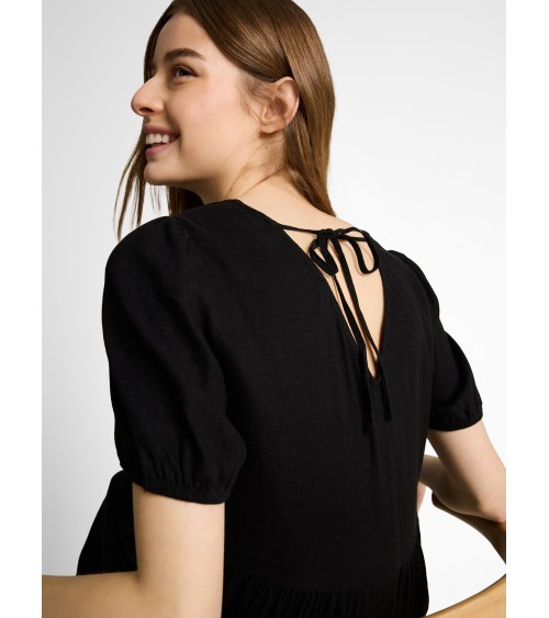VESTIDO EN MEZCLA DE LINO TOM TAILOR