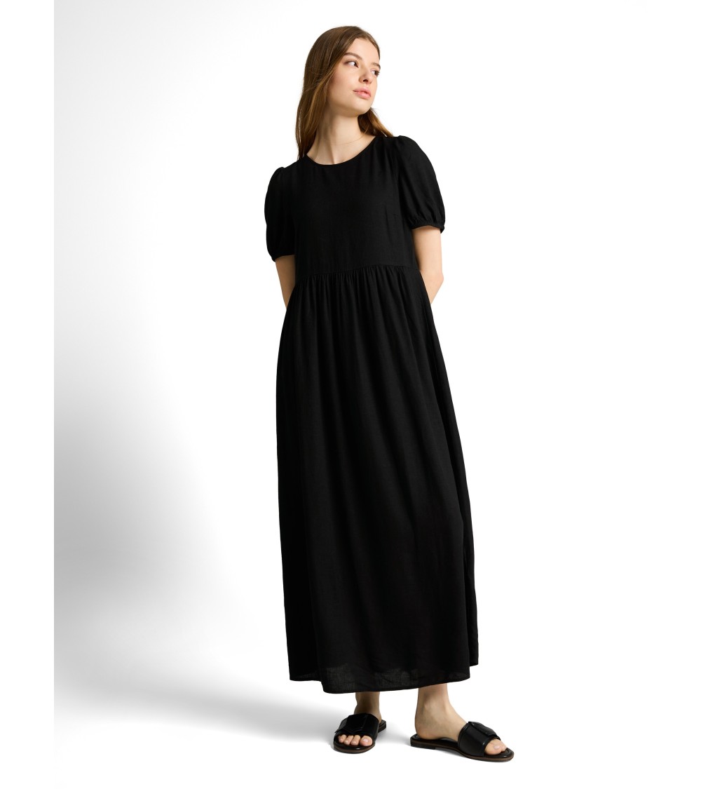 VESTIDO EN MEZCLA DE LINO TOM TAILOR
