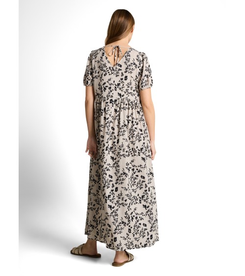 VESTIDO ESTAMPADO EN MEZCLA DE LINO TOM TAILOR