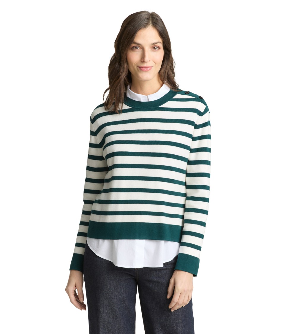 JERSEY CON BOTONES EN EL HOMBRO TOM TAILOR