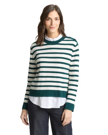 JERSEY CON BOTONES EN EL HOMBRO TOM TAILOR