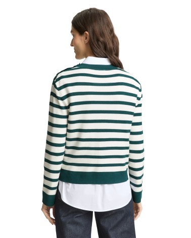 JERSEY CON BOTONES EN EL HOMBRO TOM TAILOR