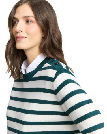 JERSEY CON BOTONES EN EL HOMBRO TOM TAILOR