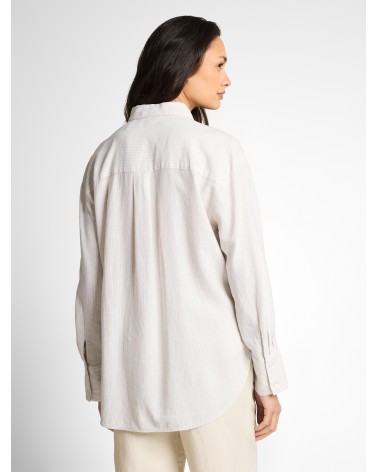 CAMISA A RAYAS DE LINO TOM TAILOR