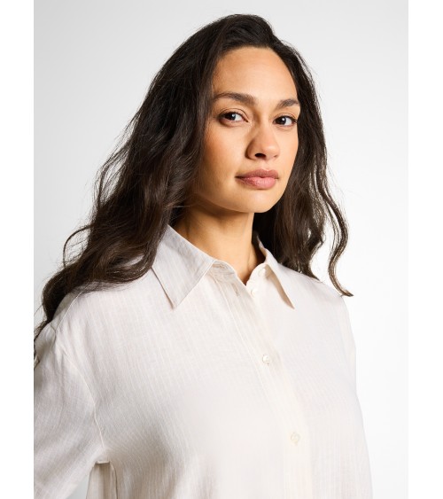 CAMISA A RAYAS DE LINO TOM TAILOR
