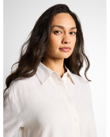 CAMISA A RAYAS DE LINO TOM TAILOR