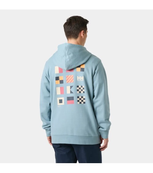 SUDADERA HOODIE SHORELINE CON DIBUJO ESPALDA HELLY HANSEN