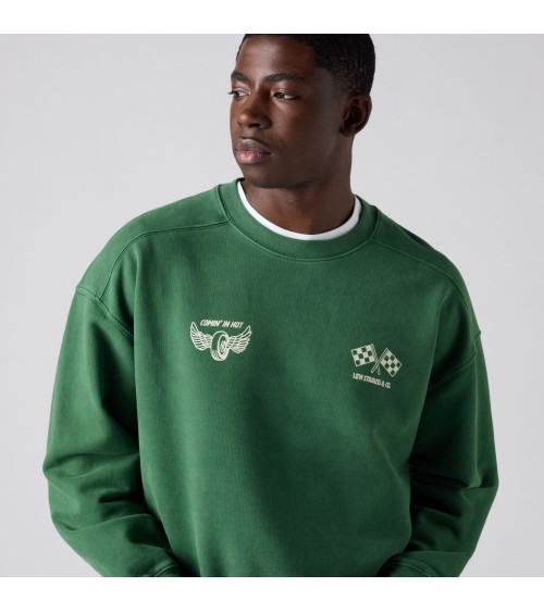 SUDADERA BOXY ESTAMPADO ESPALDA LEVI´S