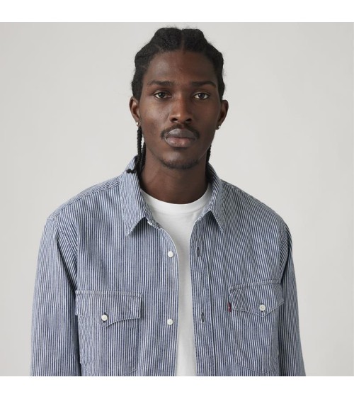 CAMISA WESTERN OVERSIZE DE RAYAS LEVI´S