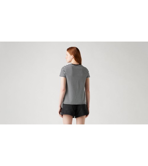 CAMISETA PERFECT TEE BLANCA Y NEGRA LEVI´S