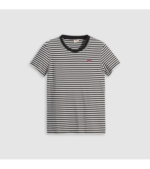 CAMISETA PERFECT TEE BLANCA Y NEGRA LEVI´S