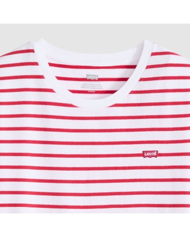 CAMISETA PERFECT TEE BLANCA Y ROJA LEVI´S