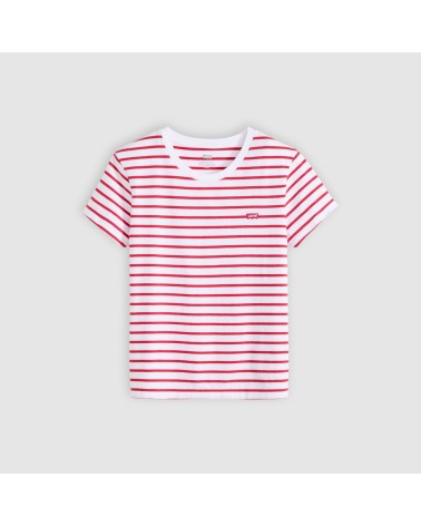 CAMISETA PERFECT TEE BLANCA Y ROJA LEVI´S