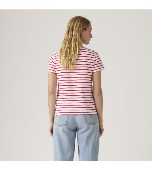 CAMISETA PERFECT TEE BLANCA Y ROJA LEVI´S