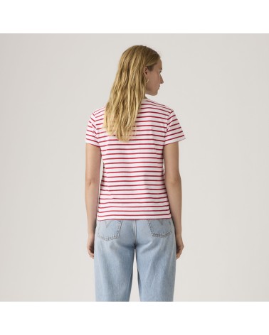 CAMISETA PERFECT TEE BLANCA Y ROJA LEVI´S