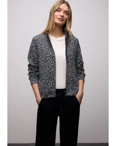 CHAQUETA ANIMAL PRINT TIPO FELPA STREET ONE