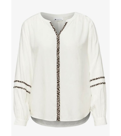 BLUSA FLUIDA CON DETALLES ANIMAL PRINT DE STREET ONE