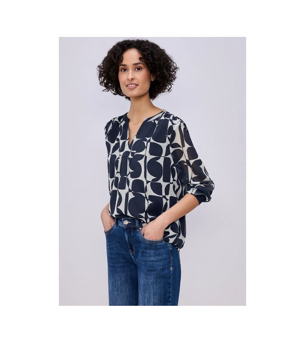 BLUSA GASA ESTAMPADA DE STREET ONE