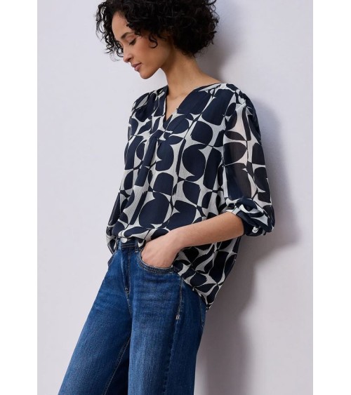BLUSA GASA ESTAMPADA DE STREET ONE