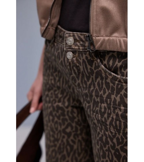 PANTALÓN VAQUERO ANIMAL PRINT RECTO DE STREET ONE