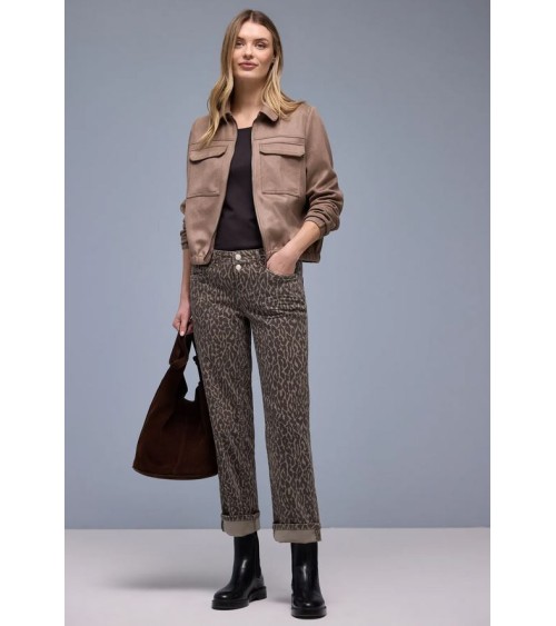 PANTALÓN VAQUERO ANIMAL PRINT RECTO DE STREET ONE