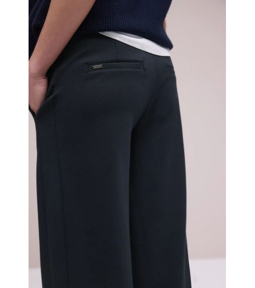 PANTALÓN ANCHO PUNTO ROMA AZUL MARINO DE STREET ONE