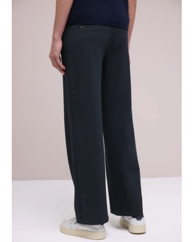 PANTALÓN ANCHO PUNTO ROMA AZUL MARINO DE STREET ONE