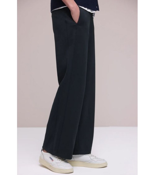 PANTALÓN ANCHO PUNTO ROMA AZUL MARINO DE STREET ONE