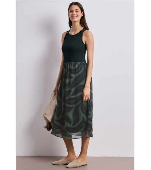 VESTIDO MIDI EFECTO DOS PIEZAS STREET ONE