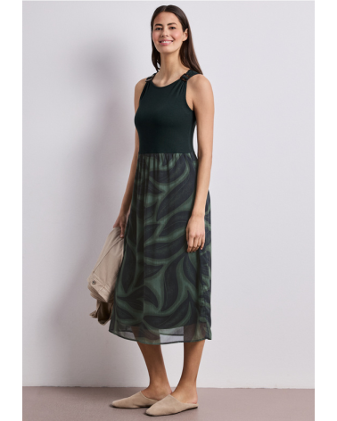 VESTIDO MIDI EFECTO DOS PIEZAS STREET ONE