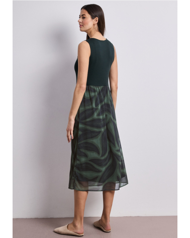 VESTIDO MIDI EFECTO DOS PIEZAS STREET ONE