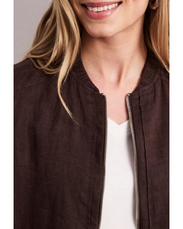 CAZADORA BOMBER DE LINO STREET ONE