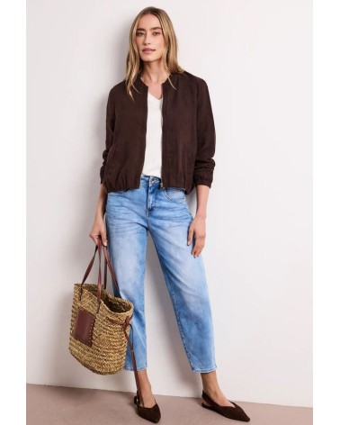CAZADORA BOMBER DE LINO STREET ONE