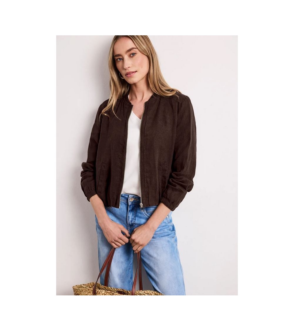 CAZADORA BOMBER DE LINO STREET ONE