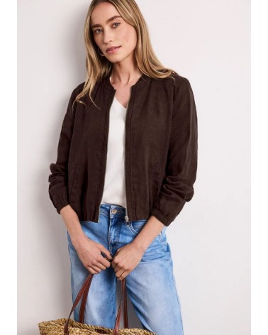 CAZADORA BOMBER DE LINO STREET ONE