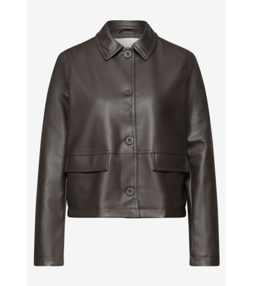 CHAQUETA EFECTO POLIPIEL STREET ONE