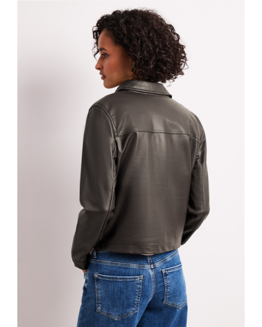 CHAQUETA EFECTO POLIPIEL STREET ONE