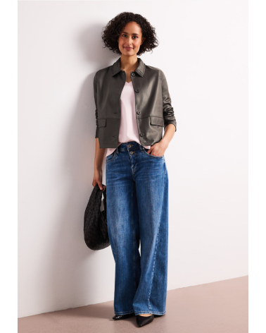 CHAQUETA EFECTO POLIPIEL STREET ONE