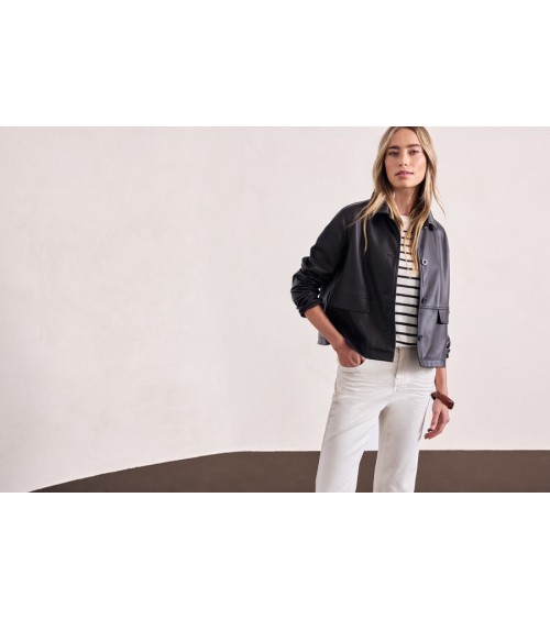 CHAQUETA EFECTO POLIPIEL STREET ONE