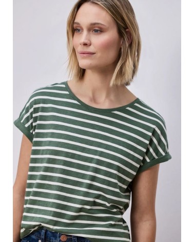 CAMISETA BÁSICA DE RAYAS STREET ONE