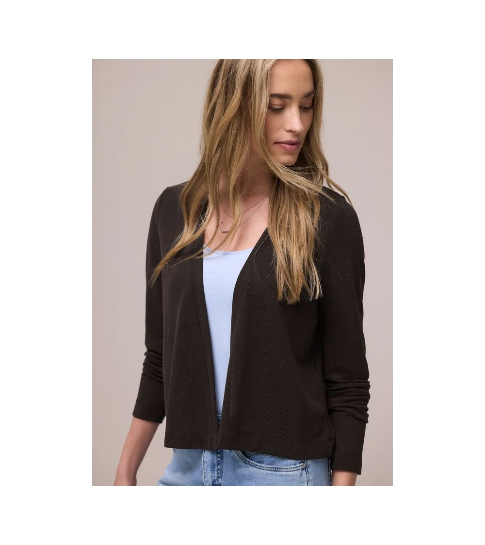 CHAQUETA BÁSICA MARRÓN CHOCOLATE STREET ONE