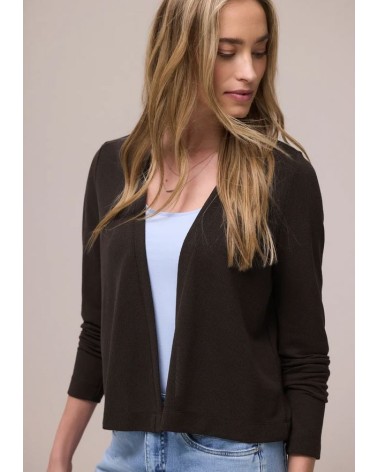 CHAQUETA BÁSICA MARRÓN CHOCOLATE STREET ONE